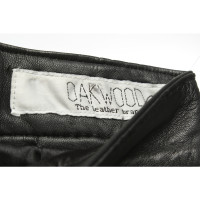 Oakwood Hose aus Leder in Schwarz