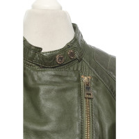 Oakwood Jacke/Mantel aus Leder in Grün