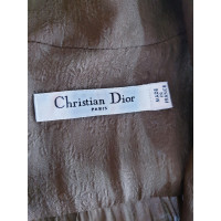Christian Dior Jurk Wol in Bruin