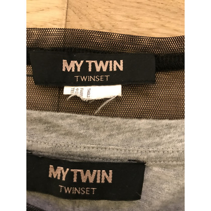 Twin Set Simona Barbieri Knitwear Cotton in Grey