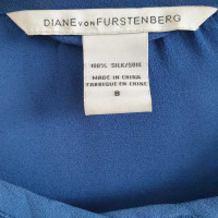 Diane Von Furstenberg Jurk Zijde in Blauw