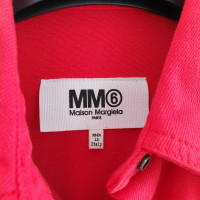 Mm6 By Maison Margiela Top Cotton in Red