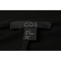 Cos Vestito in Jersey in Nero