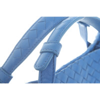 Bottega Veneta Handtasche aus Leder in Blau