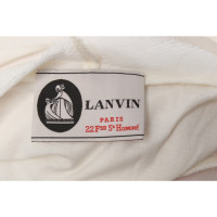 Lanvin Top en Coton en Blanc