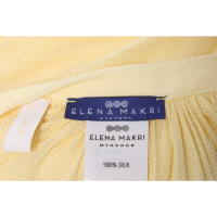 Elena Makri Dress Silk in Yellow