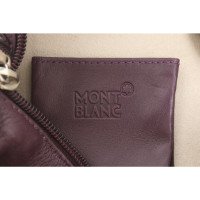 Mont Blanc Handtas Leer in Violet