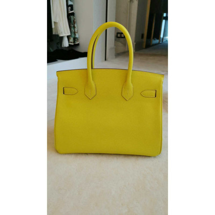 Hermès Birkin Bag 30 Leather in Yellow