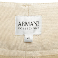 Armani Collezioni trousers in cream