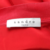 Sandro Seidenbluse in Rot