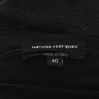 Narciso Rodriguez zijden jurk in zwart