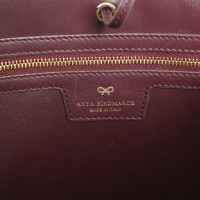 Anya Hindmarch Shopper Leather in Bordeaux
