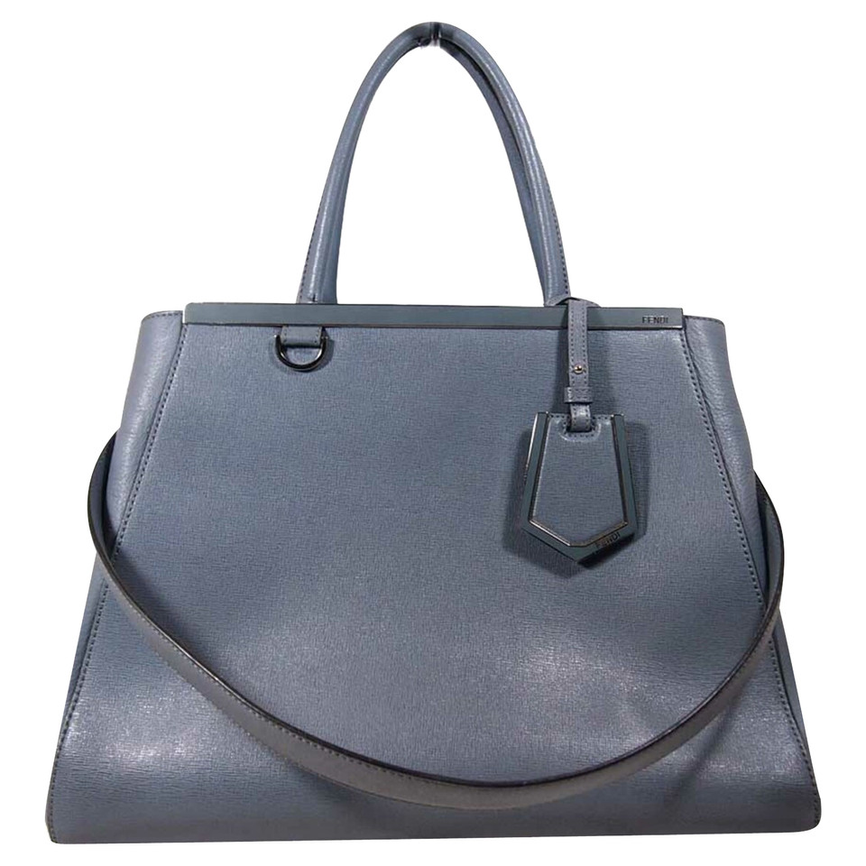 Fendi 2jours Large Leather in Grey