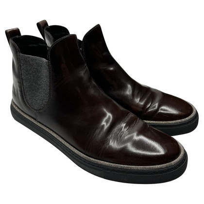 Brunello Cucinelli Ankle boots Leather in Brown