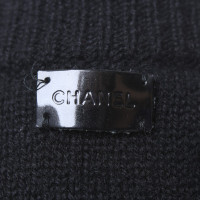 Chanel gonna di cashmere in nero