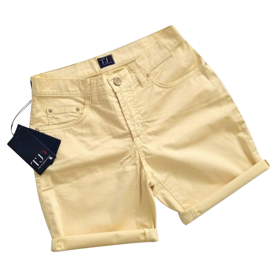 Trussardi Shorts Cotton in Yellow