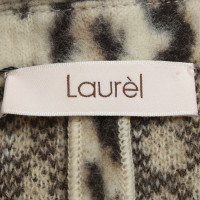 Laurèl Blazer in lana con stampa animalier