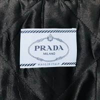 Prada Jacke/Mantel aus Seide in Grau