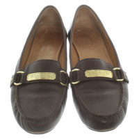 Coach Slippers/Ballerinas Leather in Brown