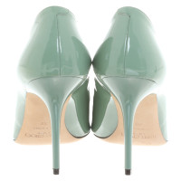 Jimmy Choo Pumps/Peeptoes en Cuir verni en Vert