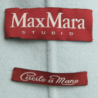 Max Mara Hellblauer Mantel aus Schurwolle
