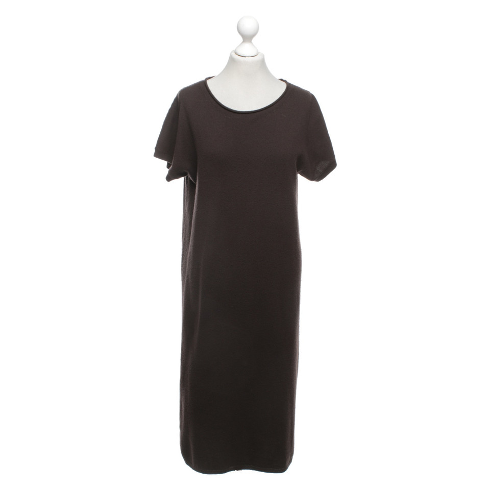 Eric Bompard Dress Cashmere in Brown