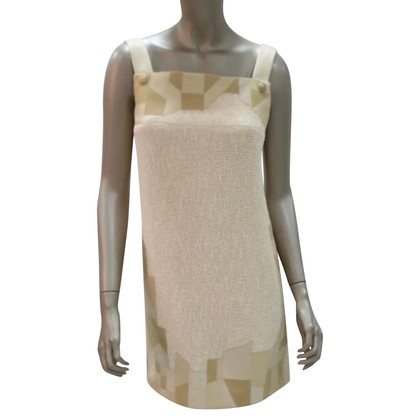 Chanel Kleid aus Baumwolle in Beige