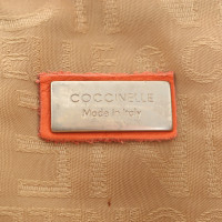 Coccinelle Handle bag in reptile look