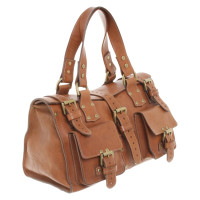 Mulberry Handbag Leather in Brown