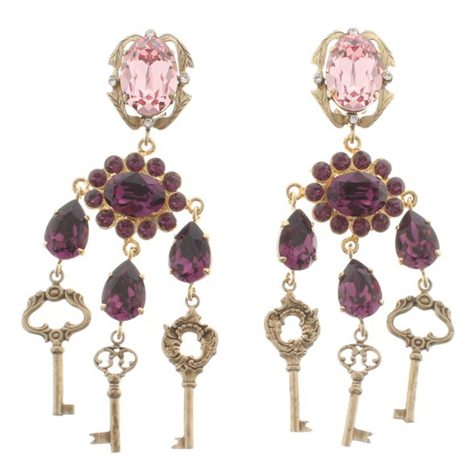 Dolce & Gabbana Clip oorbellen met edelstenen