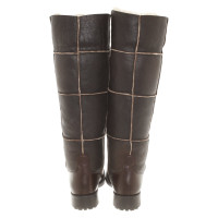 Aigle Boots Leather in Brown