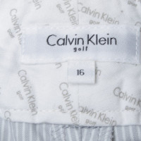 Calvin Klein Gestreepte broek in Bicolor