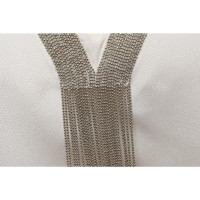 Brunello Cucinelli Top Silk in Cream