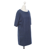 Roberto Collina Kleid aus Baumwolle in Blau