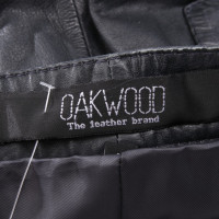 Oakwood Paire de Pantalon en Cuir en Bleu