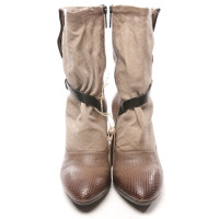 A.S.98 Stiefel aus Leder in Grau