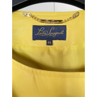 Luisa Spagnoli Jacke/Mantel aus Leder in Gelb