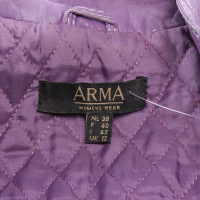 Arma Jacke/Mantel aus Leder in Violett