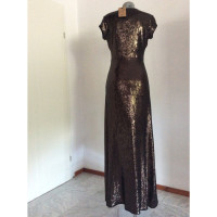 Patrizia Pepe Robe en Viscose en Marron