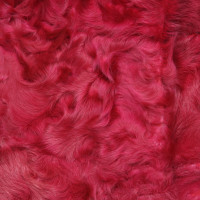 Max Mara Jacket/Coat Fur in Fuchsia