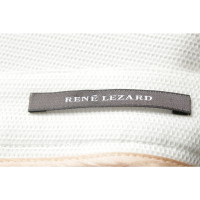 René Lezard Trousers Cotton in Cream