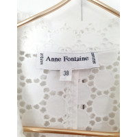 Anne Fontaine Blazer in Cotone in Bianco