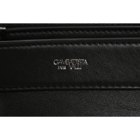 Giambattista Valli Handtasche aus Leder in Schwarz