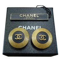 Chanel Earring Gilded in Black