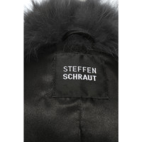 Steffen Schraut Vest Fur in Grey
