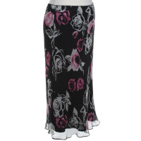 Hobbs Silk skirt with print