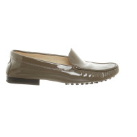 Tod's Mocassini/Ballerine in Pelle verniciata in Marrone