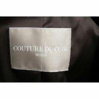 Couture Du Cuir Veste/Manteau en Cuir en Marron