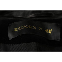 Balmain X H&M Blazer in Cotone in Nero
