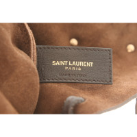 Saint Laurent Umhängetasche aus Wildleder in Braun